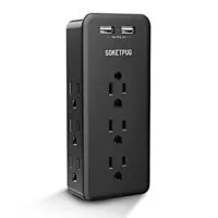 Expired:&nbsp;Surge Protector Power Strip 11 in1, Outlet Splitter with 9 AC Ports, 2 USB Ports (Smart 2.4A Total)