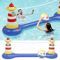 Expired: Swimming Pool inflatable Volleyball Net with Ball