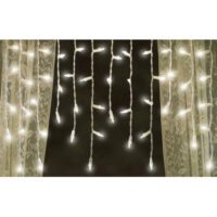 Expired: Tupkee Twinkle Window Icicle Lights, 3 Feet (0.91 m), 50 Clear Lights