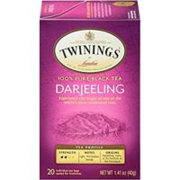 6 Pack Twinings of London Darjeeling Tea Bags (Total 120 Ct)