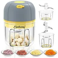 Expired:&nbsp;Wireless Mini Food Chopper /Processor (100+250ML Bowl, Gray)