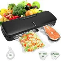 Expired: Yoobure Automatic Food Sealer | Dry Modes with Built-in Cutter, 10 Vacuum Bags, Starter Kit