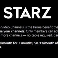 99 cents/month for 3 months of Starz Subscription