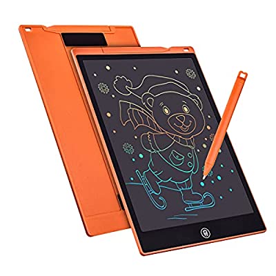 59% off - Expired: 12 Inch LCD Colorful Writing Tablet Drawing Board (Orange)