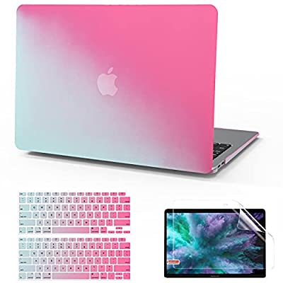 Expired: 13 ” Macbook Air Hard Corner Shell and Keyboard Cover with Screen Protector