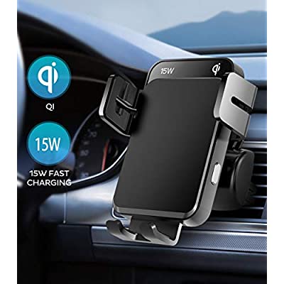 60% off - Expired: 15W Fast Charging Wireless Car Charger Mount, Auto-Alignment, Auto-Clamping