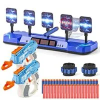 Expired:&nbsp;2 Blaster Toy Guns, 5 Targets Auto Scoring and Reset, 40Darts and 2 Wrist Bands