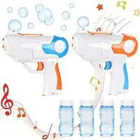 Expired:&nbsp;2 Bubble Machine Guns with 4 Bottles Bubble Solution