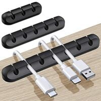 Expired: 3 Packs Cord Organizer Cable Clips, Self Adhesive (7, 5 and 3 Slots)