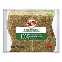 6 Pack Scotch-Brite Greener Clean Non-Scratch Scrub Sponges