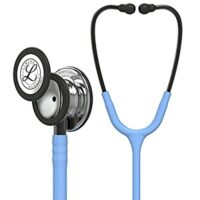 3M Littmann Classic III Stethoscope, Ceil Blue Tube, Smoke Stem & Headset