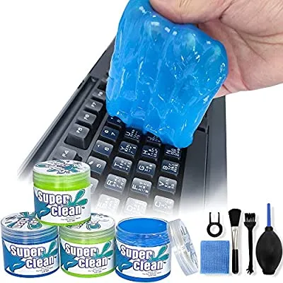 35% off - Expired:&nbsp;4 Pack Keyboard and Car vent Dust Cleaning Gel with 5 Cleaning Kit