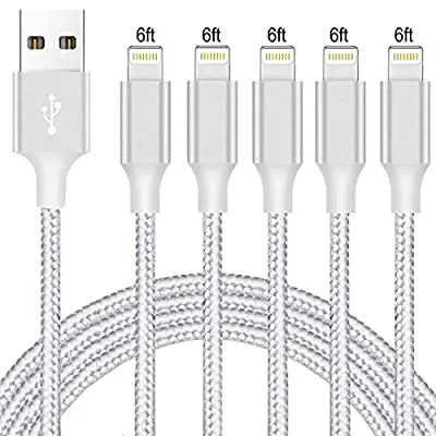 70% off - Expired:&nbsp;6FT iPhone MFi Certified Lightning Cable Durable Nylon Cord