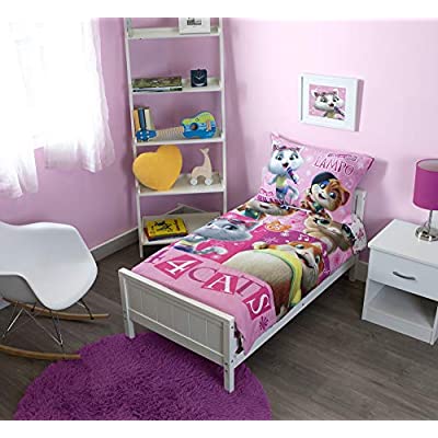 4 Piece Toddler Bedding Set – 44 cats, Pink - $16.35 ($39.99)