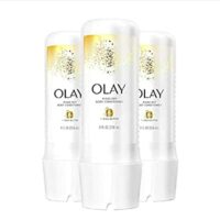 3 pack Olay In-Shower Rinse-Off Body Conditioner for Dry Skin with B3 & Shea Butter