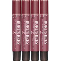 4 Pack Burt’s Bees Lip Shimmer, Fig 0.09 oz