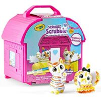 Crayola Scribble Scrubbie Pets, Backyard Playset, Color & Wash Creative Toy