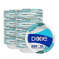 288 count Dixie Paper Bowls, 10oz, Printed Disposable Bowl