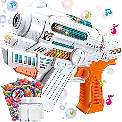 60% off - Expired: HEEKU Bubble Gun with Bubble Machine Music and Light