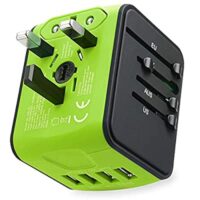 Expired: International Power Adapter Travel Plug with High Speed 4 USB Wall Charger