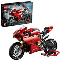 646 Pcs LEGO Technic Ducati Panigale V4 R 42107 Motorcycle Toy Building Kit