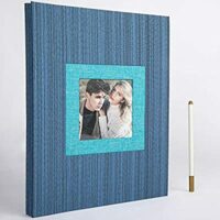 Expired: Large Capacity Photo Book with a Pen, Fabric Cover DIY Magnetic Picture Scrapbook Album