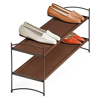 Lynk Vela Stackable Shoe Shelves 2 Tier – Shoe Rack Shelf – Bronze - $7.49 ($30.18)