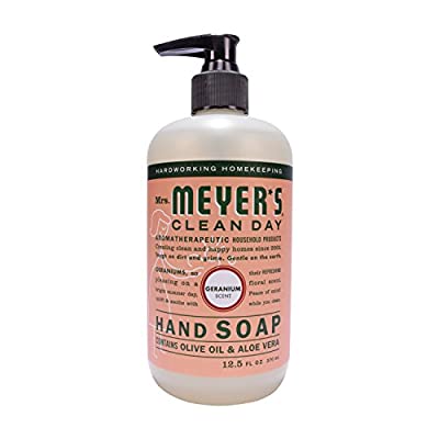 3 Pack – Mrs. MeyerÂ´s Clean Day Hand Soap, Geranium, 12.5 Fl Oz