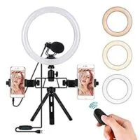 Expired:&nbsp;ORHFS 10″ Ring Light with Tripod Stand & 2 Phone Holder