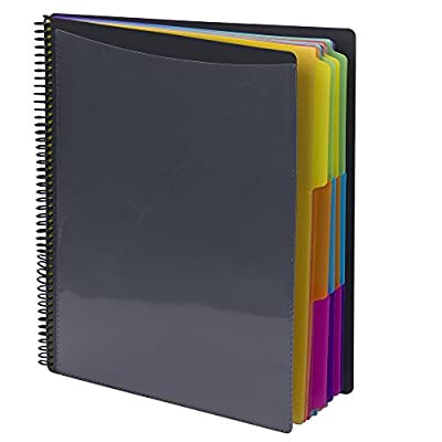 24 Pocket Poly Project Organizer, Letter Size, 1/3-Cut tab - $8.18 ($19.04)