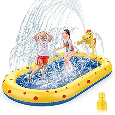 60% off - Expired:&nbsp;Splash Pad Sprinkler Mat Pool for Toddlers