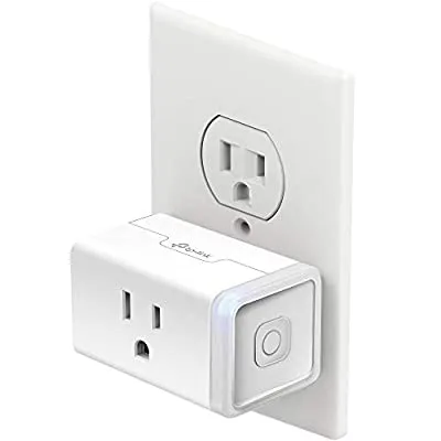Kasa Smart Plug Mini with Energy Monitoring, No Hub Required (KP115), White