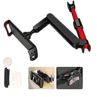 Expired: Universal Tablet Holder for Car Headrest 360° Rotating for All 4-11 Inch Devices (Red)
