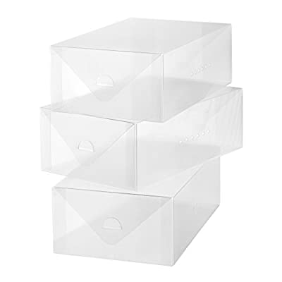 3 Set Whitmor Clear Vue Men’s Shoe Box - $3.90 ($23.15)
