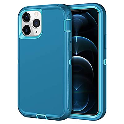 70% off - Expired: iPhone 12/ 12 Pro Heavy Duty, Shockproof, Full Body Protection Case, Teal Green