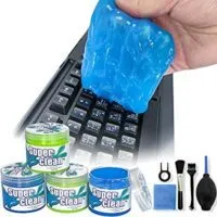 Expired:&nbsp;4 Pack Keyboard Cleaner, Dust Cleaning Gel with 5 Keyboard Cleaning Kit