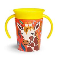 Munchkin Miracle 360 Wildlove Trainer Cup, 6 Oz, Giraffe