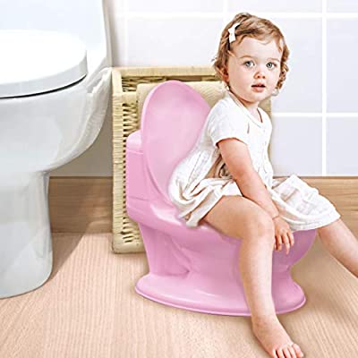 Nuby My Real Potty Training Toilet with Life-Like Flush Button & Sound