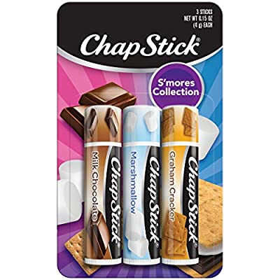3 Pack ChapStick S’mores Collection Lip Balm Tubes Variety Pack