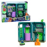 PJ Masks Nighttime Micros Romeo’s Lair Playset, Includes Catboy and Romeo Mini Figures