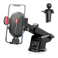 Expired: Kuulaa 360 Degree Rotation Dashboard Windshield Car Mount + Air Vent Mount Holder