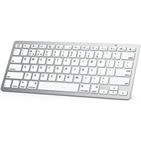 Expired: OMOTON Bluetooth Wireless Keyboard for iPad Pro/Air/ Mini and More Devices (Silver)