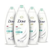 4 Ct Dove Body Wash Hypoallergenic and Sulfate Free, 22 Oz