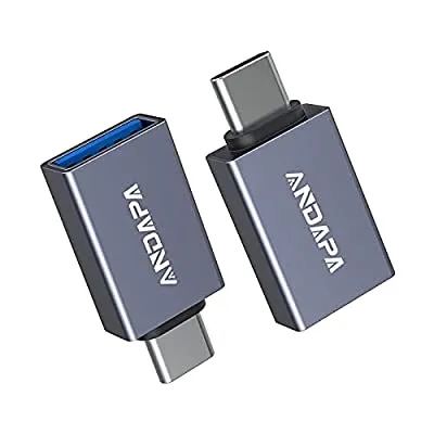 63% off - Expired:&nbsp;2 Pack USB C to USB A adapter, Compatible with MacBook/ Pro/ Air/ iPad Pro – Space Grey