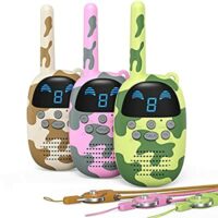 Expired: 3 Pack – GOCOM Walkie Talkies for Kids, Two-Way Radio