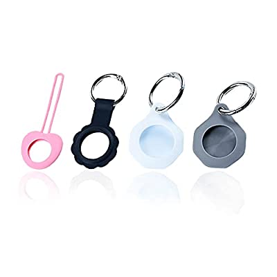 50% off - Expired: 4PCs Airtag Case Premium Silicone Case for Airtag Keychain Hang