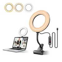 Expired:&nbsp;6” Ring Light for Computer with RGB Modes – Video Conference/Live Streaming/Video Recording