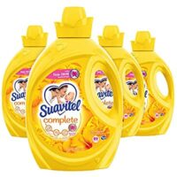 4 Pack Suavitel Fabric Softener, Complete, Morning Sun, 356 Loads Total