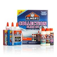 6 Ct Elmer’s Collection Slime Kit – Glow, Metallic, Confetti Activators & Glue