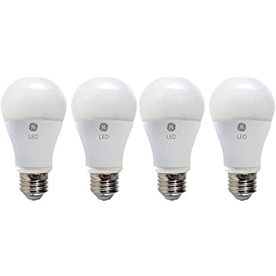 4 Pack GE A19 LED Light Bulb, 6-Watt, Dimmable, Soft White Finish - $1.97 ($21.78)